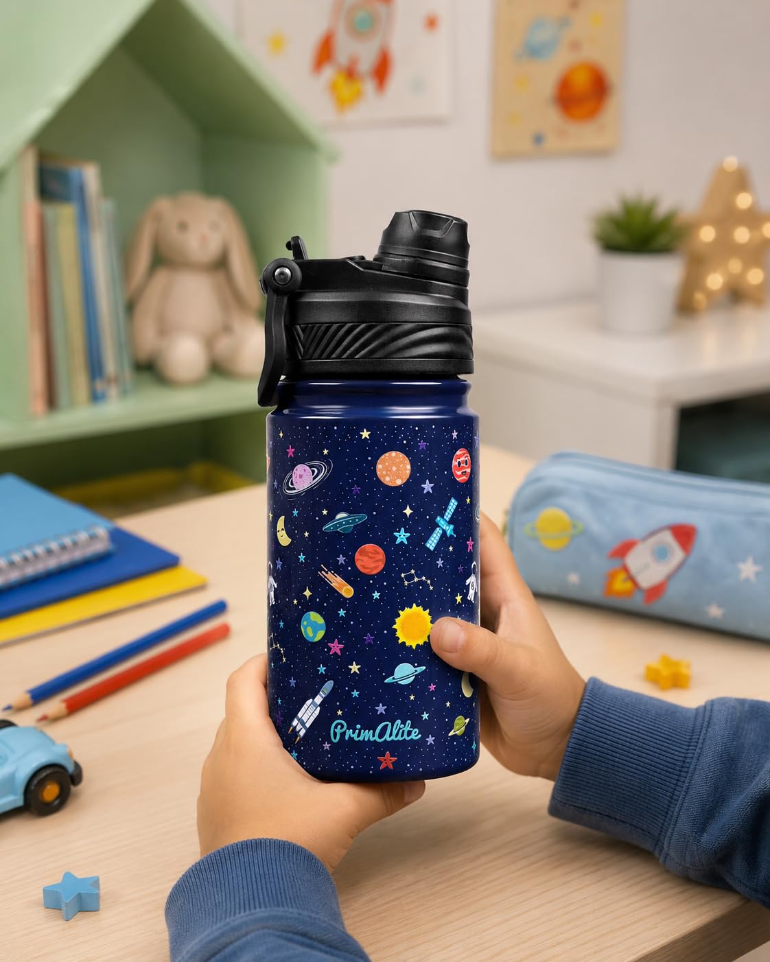 Primalite Kids Water Bottle - Leakproof & Insulated -6
