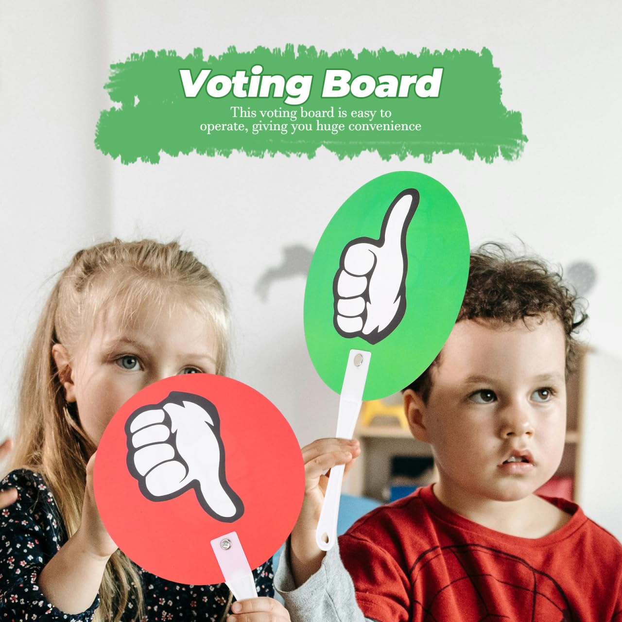 10 Piezas De Paletas De Votación Reutilizables Verde Y Rojo Tablero Votación Para Aula Herramientas Interactivas Para Profesores Y Eventos Educativos