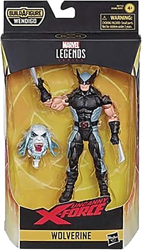 Marvel Classic Hasbro Legends Series - Figura de acción coleccionable de 6 pulgadas de juguete de Wolverine (X-Men/X-Force Collection) - con parte