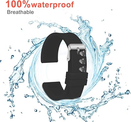Silicone Watch Strap Replacement Rubber Watch Band Waterproof Smooth Flexible Men Women - 16mm, 18mm, 20mm, 22mm, 24mm, 26mm, 28mm Watch Bracelet with Silver Buckle