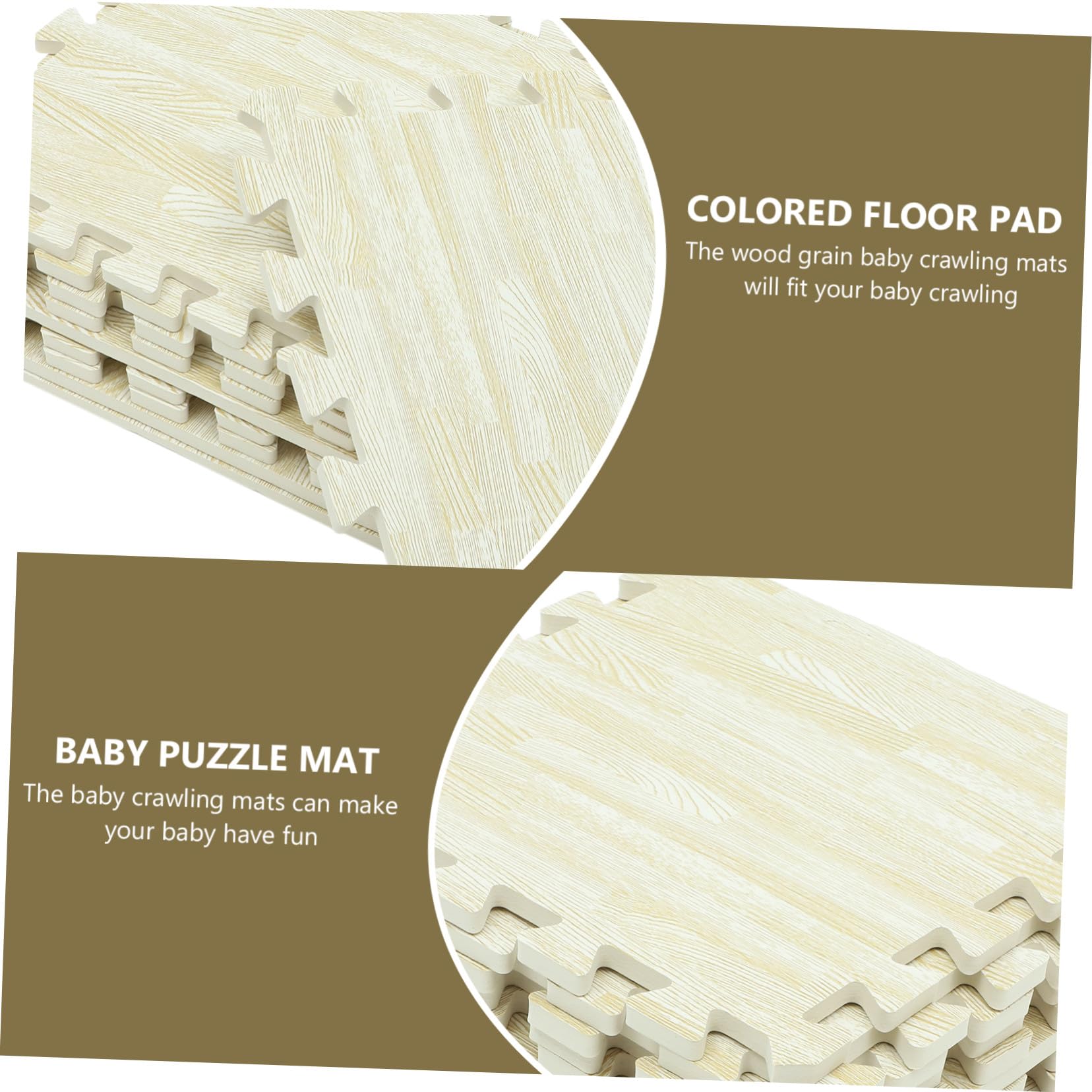 Colchoneta de Suelo para Bebés 10 Piezas 30x30x1 Cm Eva