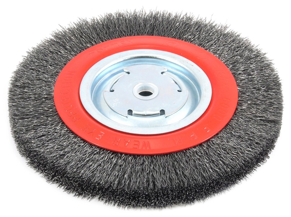 ぶんぶん Amazon.com: Forney 72762 Wire Bench Wheel Brush, Wide Face Coarse