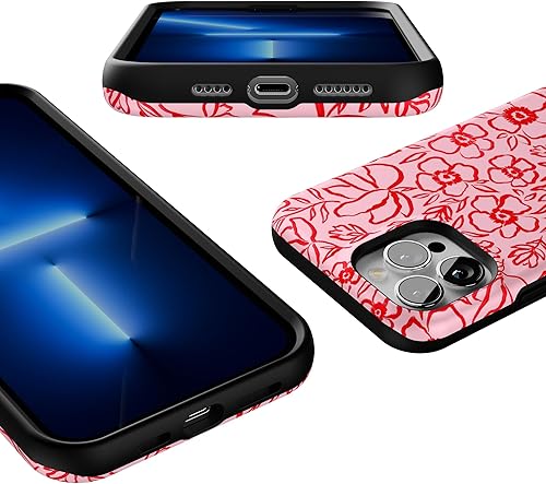 Miniatura 1690 de Casely Funda para iPhone 13 Pro Max Jardín dorado Floral de girasol amarillo Compatible con MagSafe Diseño protector audaz Jardín Dorado