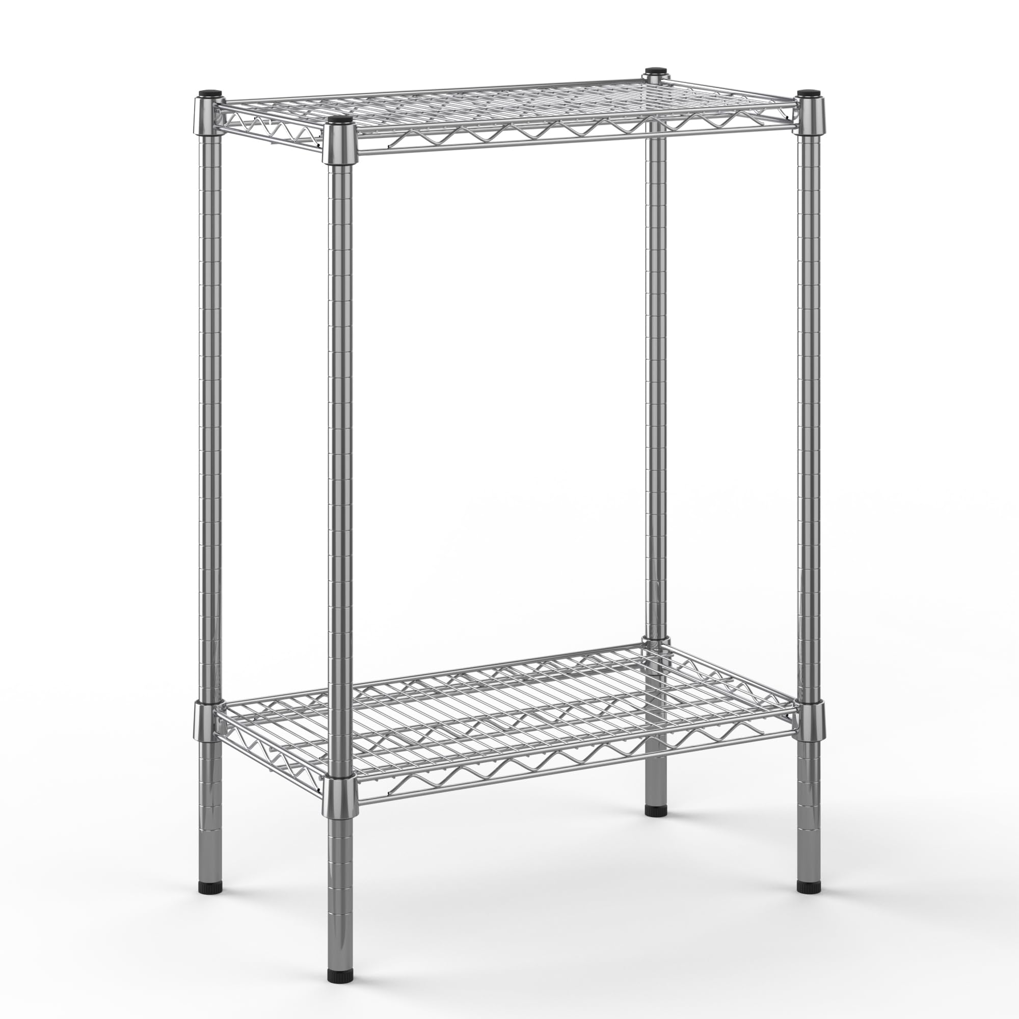 14" Deep x 24" Wide x 34" Height Wire Shelving Kit | 2-Tier | NSF Commercial Storage Rack Unit