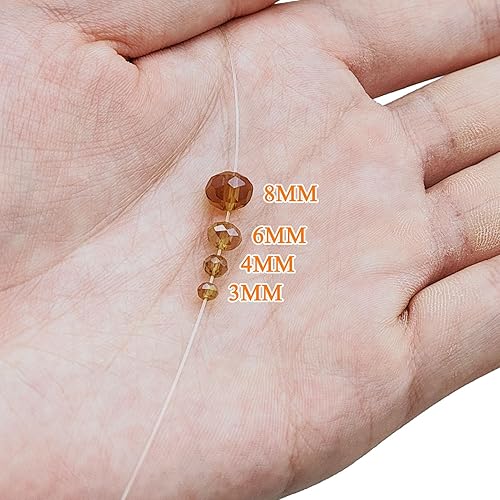 Miniatura 4 de 786 cuentas de cristal de 4 tamaños, cuentas de piedras preciosas de cristal facetadas, cuentas Briolette, cuentas espaciadoras de cristal para