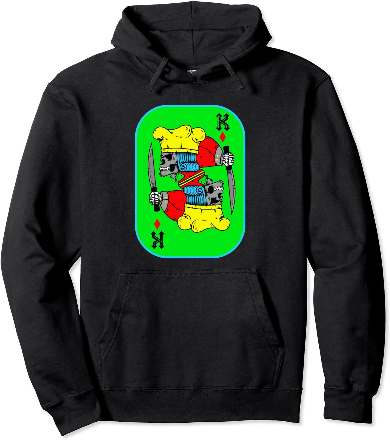 Funny Cooking Chef Holding a Chef's Knife Pullover Hoodie