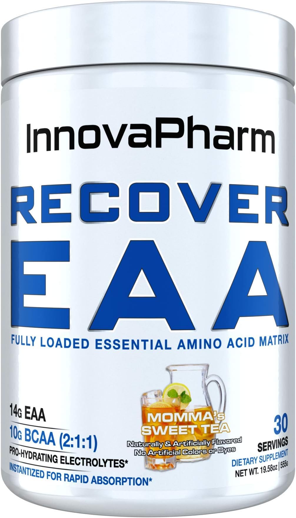 InnovaPharm Recover EAA (Momma's Sweet Tea) - 19.5 Ounces