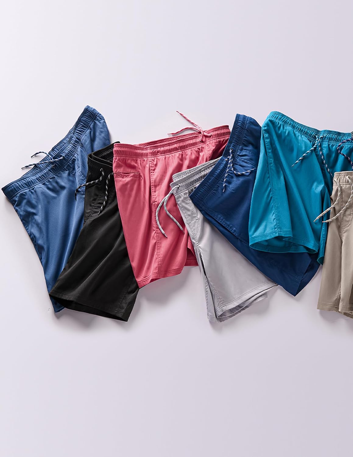 Liberty Pro 3 Pack Men's Relaxed Fit 8" Drawstring Walk Shorts with Pockets Midweight Woven Casual Wear - Image 7