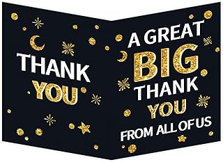 HOMANGA Large Thank You Card, 35x55cm Jumbo Thank You Card, A Great Big Thank You Card with Envelope, Giant Appreciation Greeting Card, Huge Gratitude Thank You Card for Boss, Teacher, Couch