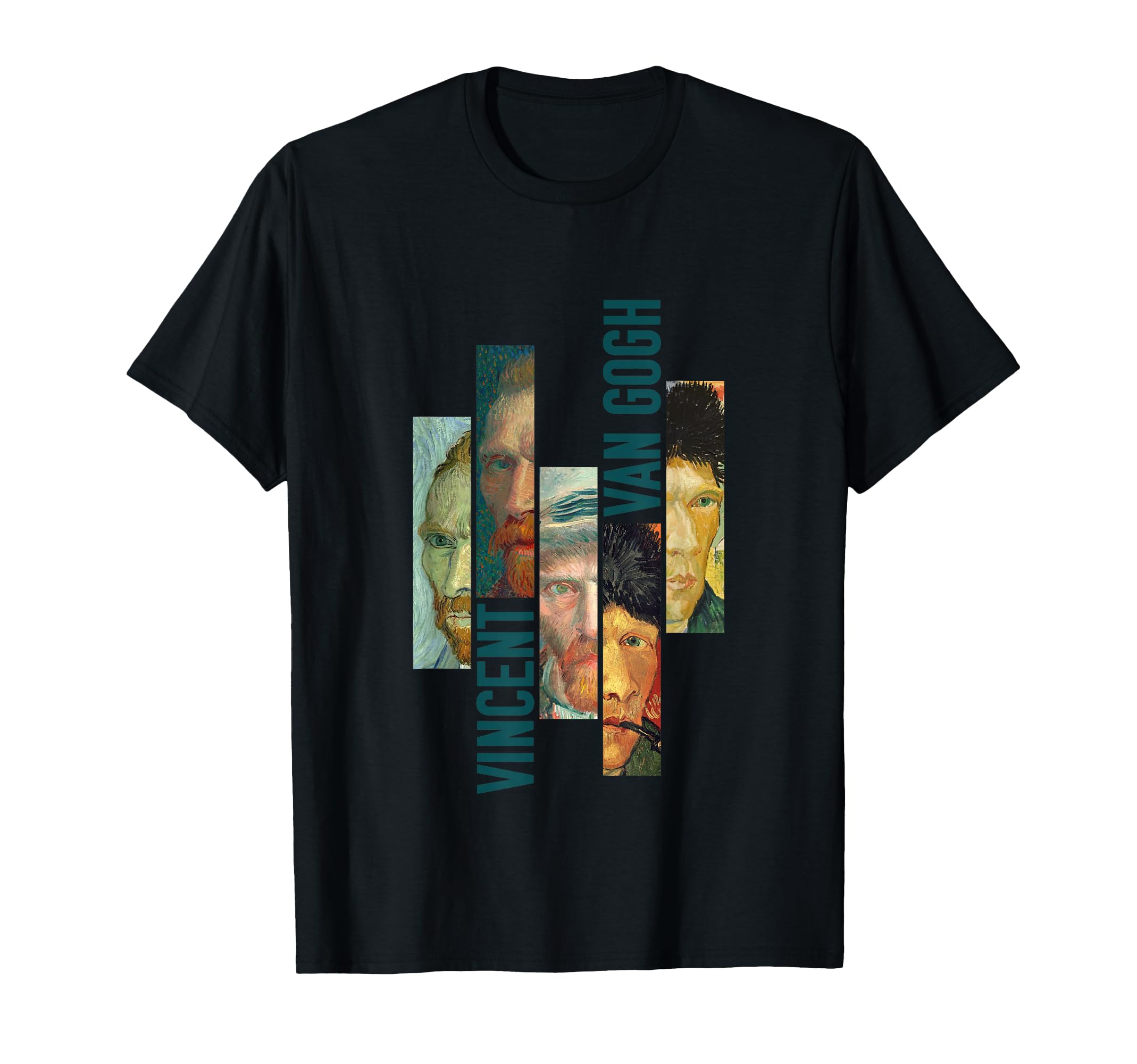Amazon | ヴィンセントの顔 ゴッホ Tシャツ | Tシャツ
