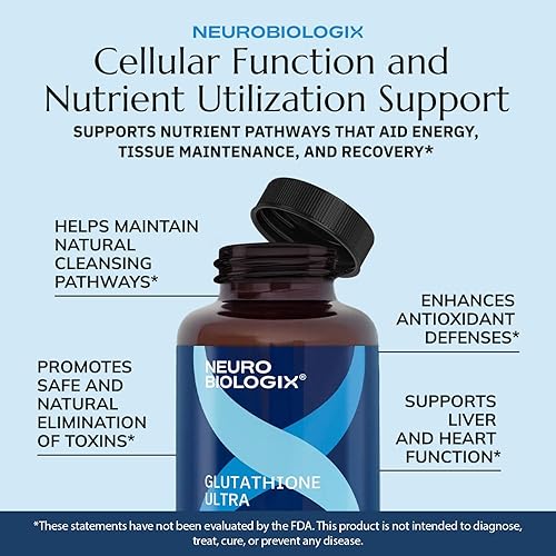 Miniatura 6 de Glutatión Ultra Complejo – Apoyo antioxidante integral para desintoxicación y función del sistema inmunológico – Suplemento de glutatión con