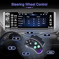 Vista 6 de Single Din Car Stereo Compatible Single Din Carplay Android Auto, 5.1 Inch METEESER Bluetooth Car Stereo with Backup Camera, 1 Din Touchscreen Radio