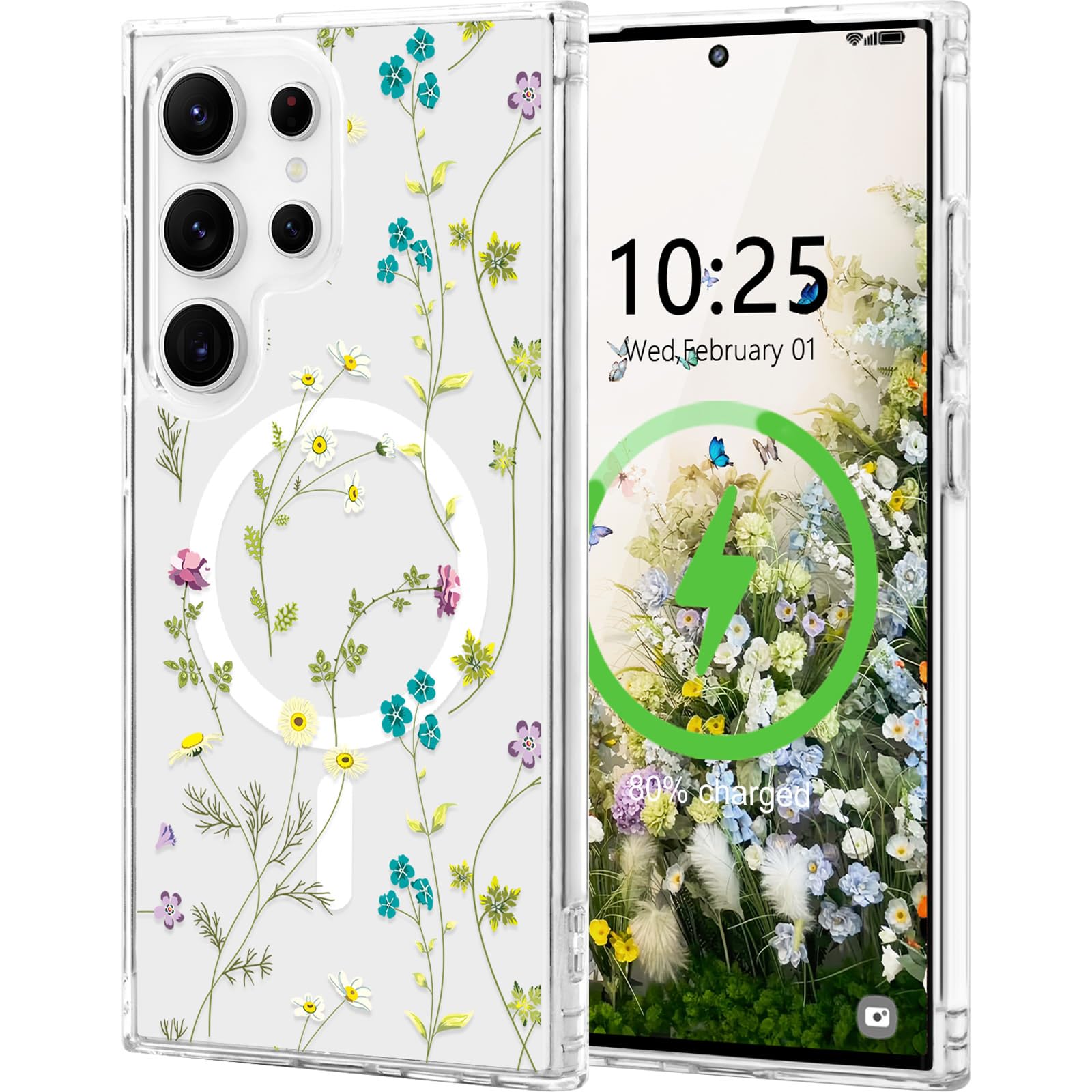 L-FADNUT Magnetisch Handyhülle für iPhone 16 Hülle Kompatibe