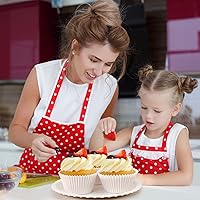 Vista 8 de Caperci - Moldes jumbo para cupcakes blancos, tazas de papel para magdalenas 300 unidades, sin olor, grado alimenticio, papel mejorado a prueba