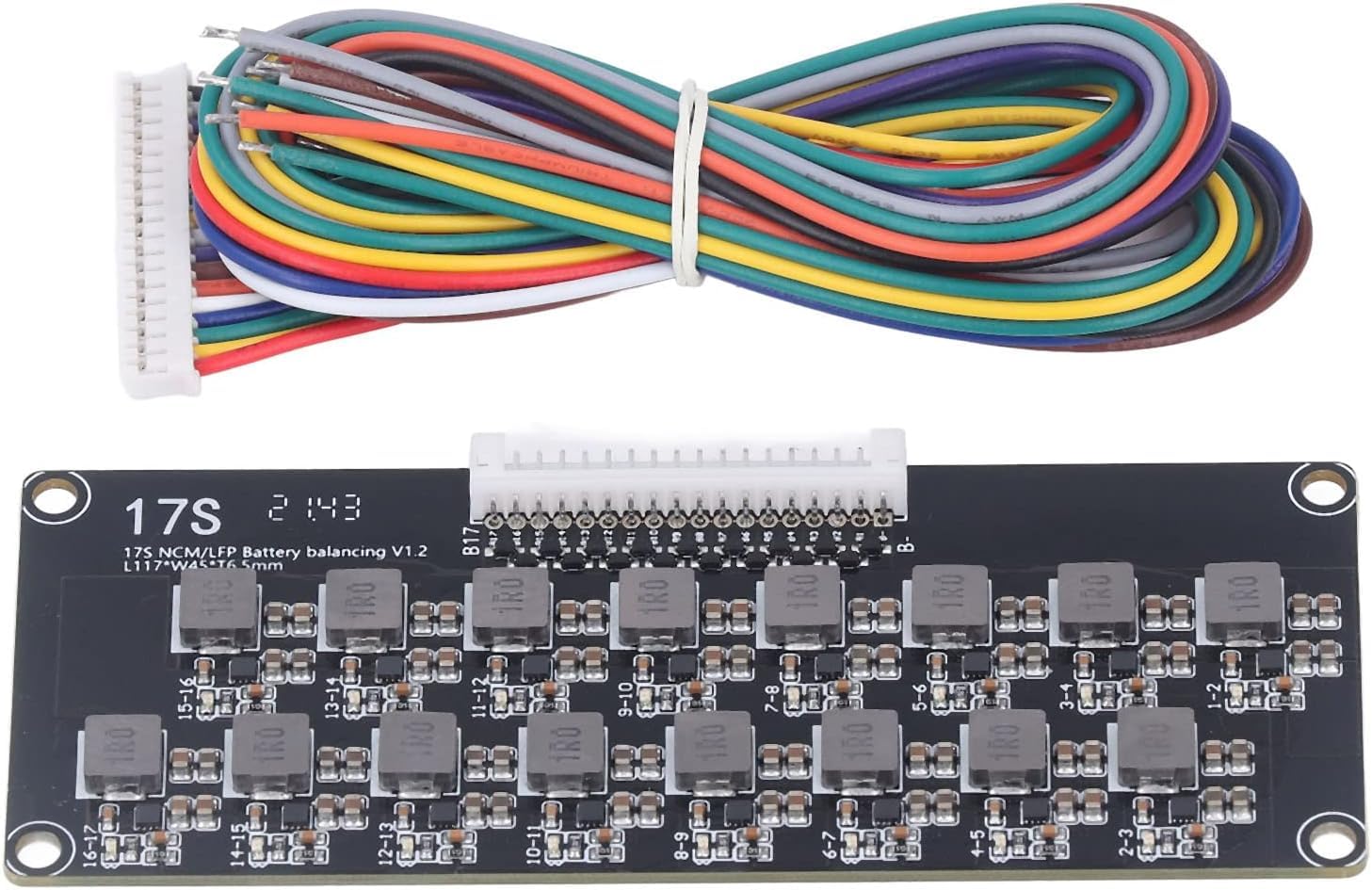 Equalizzatore A Batteria Equalizzatore A Batteria da 1,2 A 12s / 13s / 14s / 16s / 17s Bilanciatore Induttivo Lfp Opzionale con Convertitori di Potenza Li per Uso LED, 17s