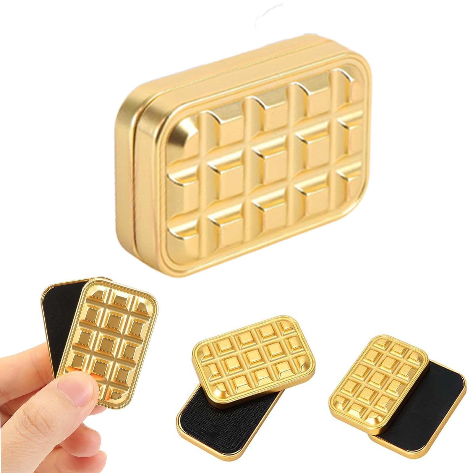 Vitoki Metal Fidget Slider for Adults,All-Direction Magnetic Slide Fidget Toys Anxiety Relief,Office Desk Sensory Toys for ADHD/ADD/Autism — image 1