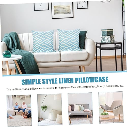 Miniatura 6 de Veemoon 12 Pcs Pillow Case Cushion Cover Couch Pillow Cover White Pillows Modern Pillows Case Pillowcase Decor Cojines para Home Linen Pillow Covers