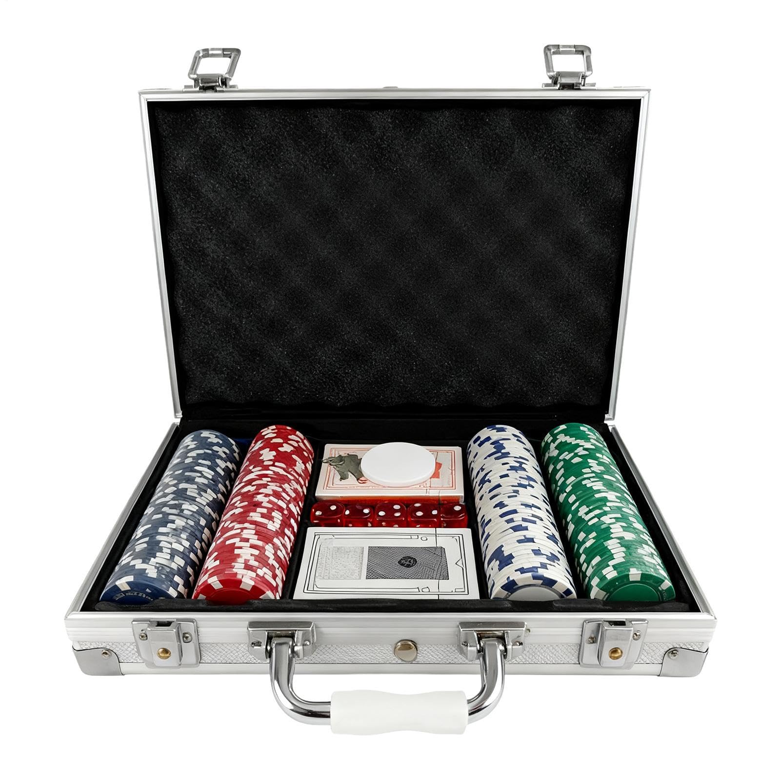 Zestaw Żetonów Pokerowych Z Walizką Żetony Bez Nominałów Dla Graczy I | Żetony do gier planszowych i karcianych Do Domu Podróży Spotkań Rodzinnych Kobiet Mężczyzn Wieczorów Kawale