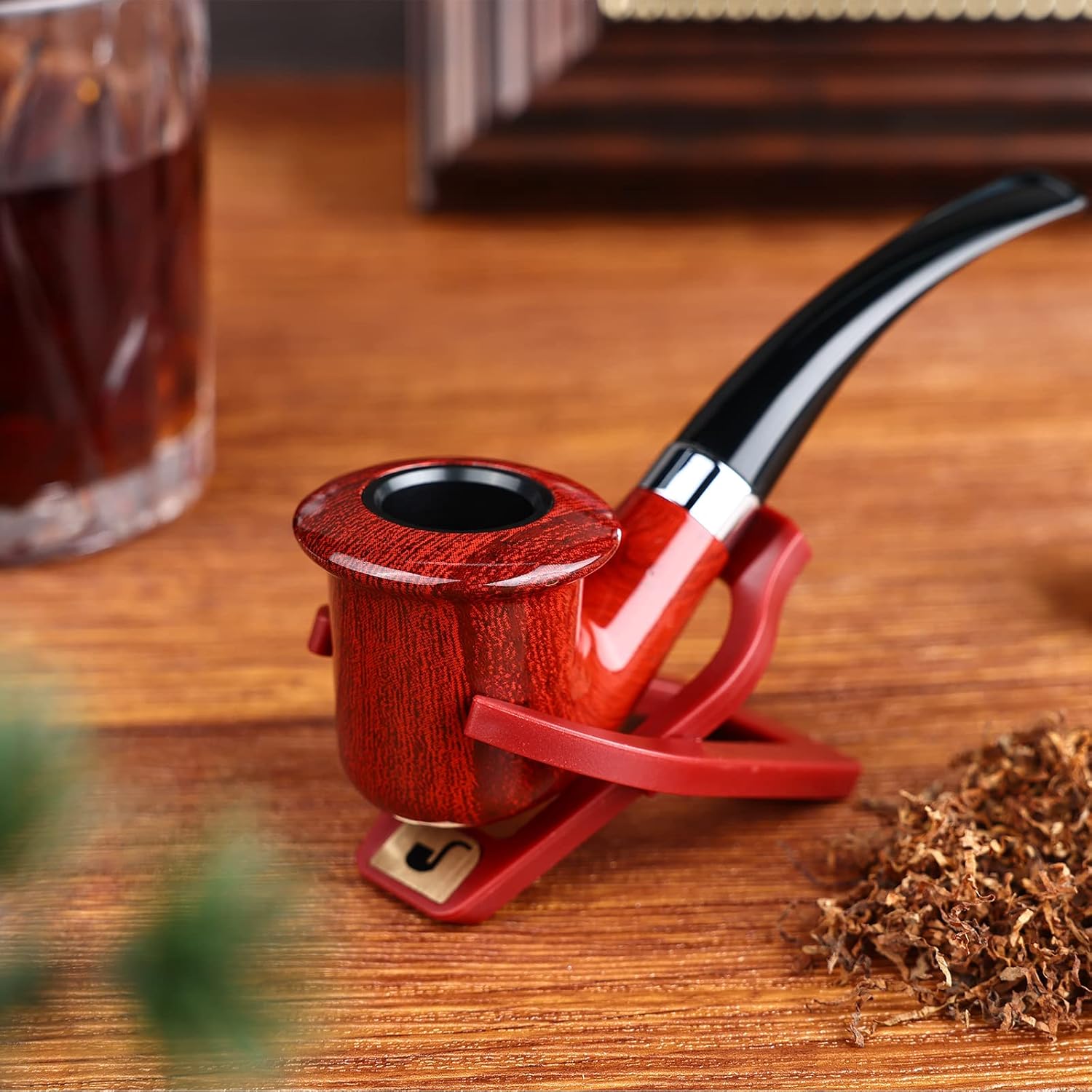 Buy Obetis Tobacco Pipe, Bent Smoking Pipe, Perfect Beginner Pipe Kit
