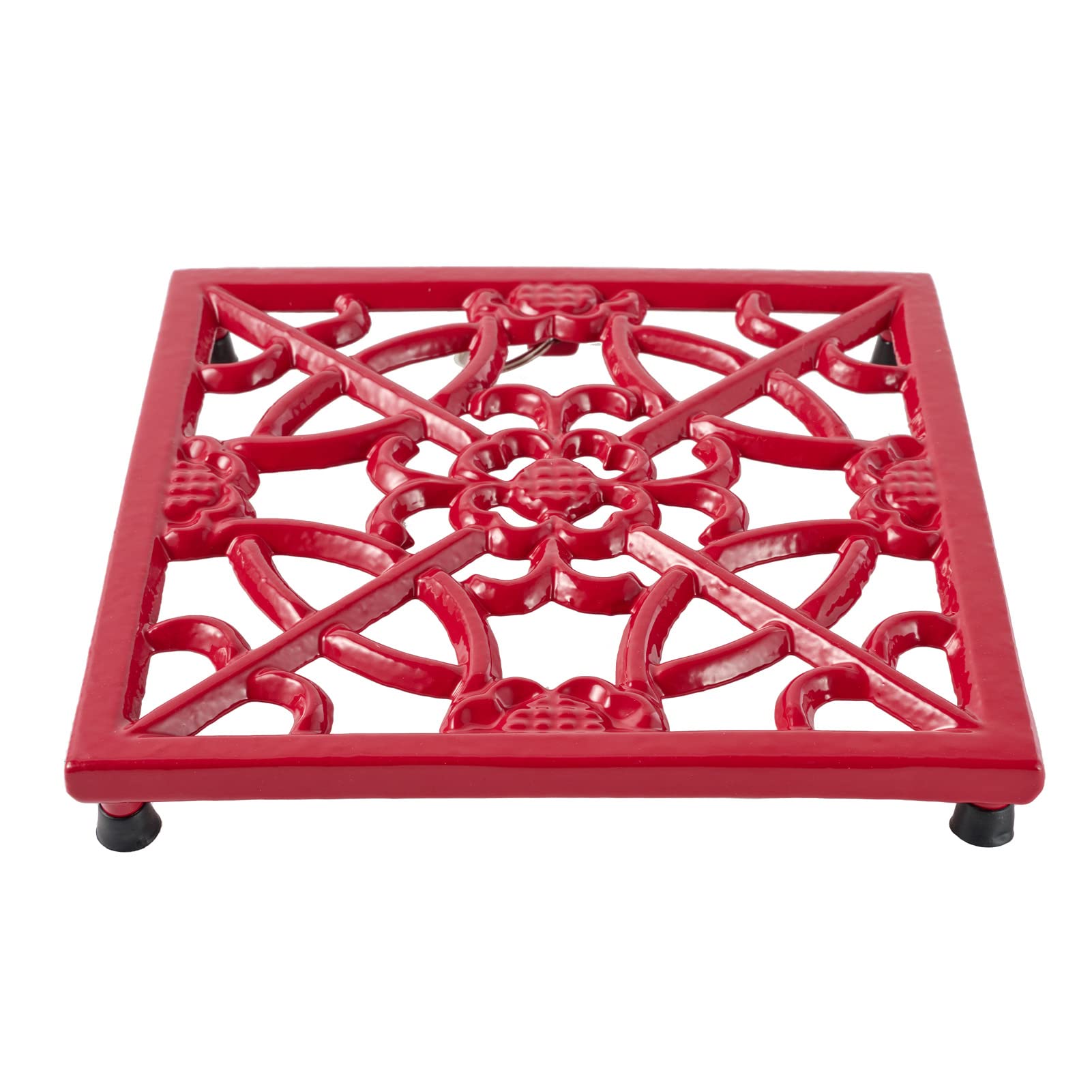 JOGREFUL Cast Iron Trivet Mats, Kitchen Pot Holders to Portect Table/Countertops