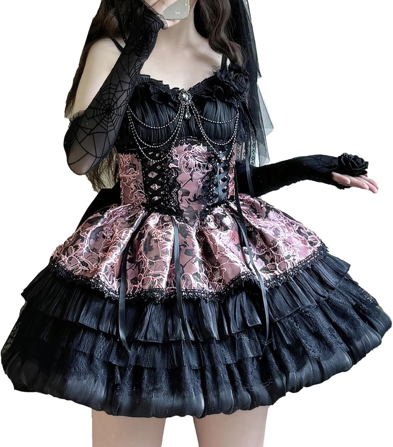 BABY様 希少初期品 生成り色ジャンパースカートJSK 懐古ロリィタ Amazon.co.jp: [XHSUKADO] ゴスロリ JSK ロリータ