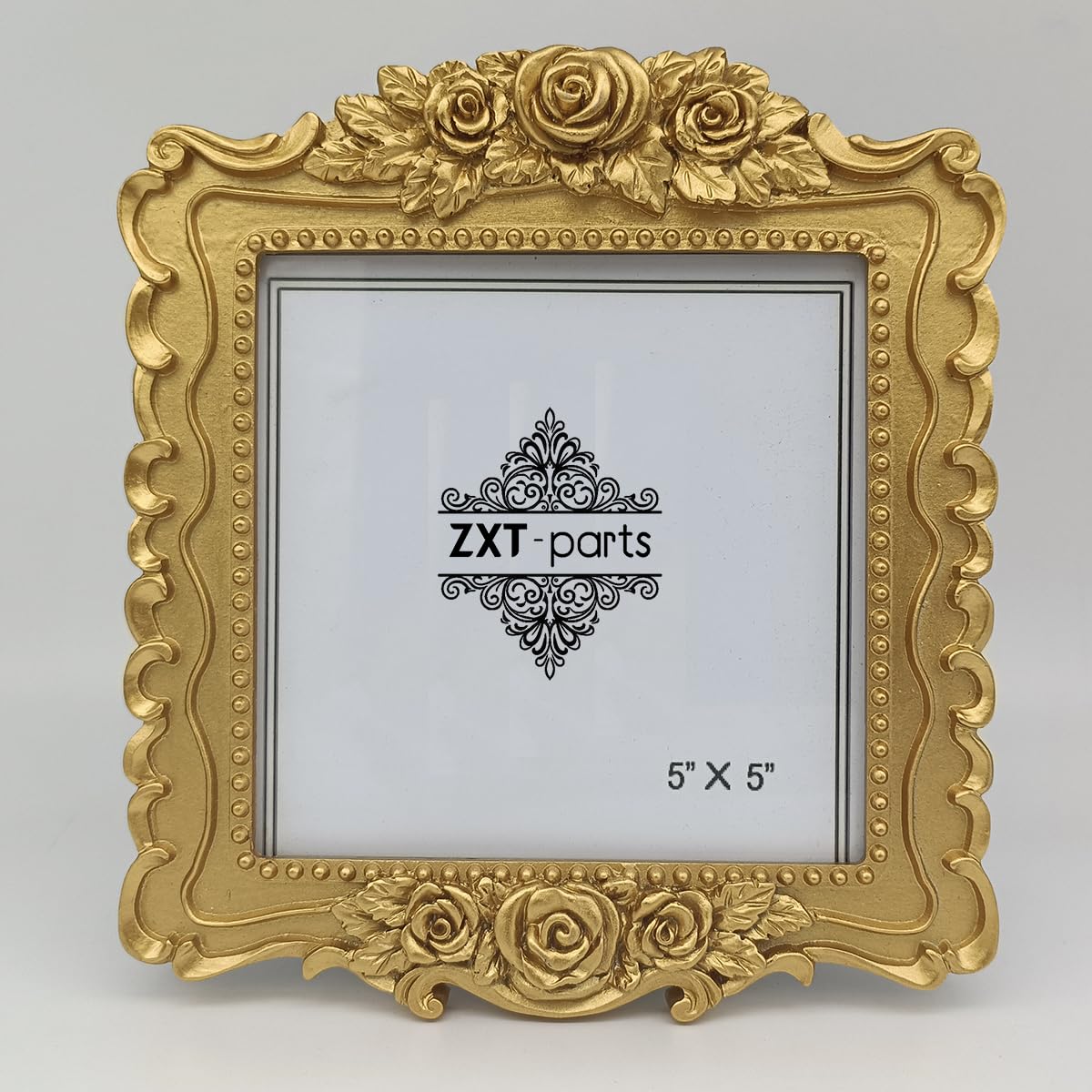 Amazon.com - ZXT-parts 5x5 Picture Frame Square Gold Edge Frame