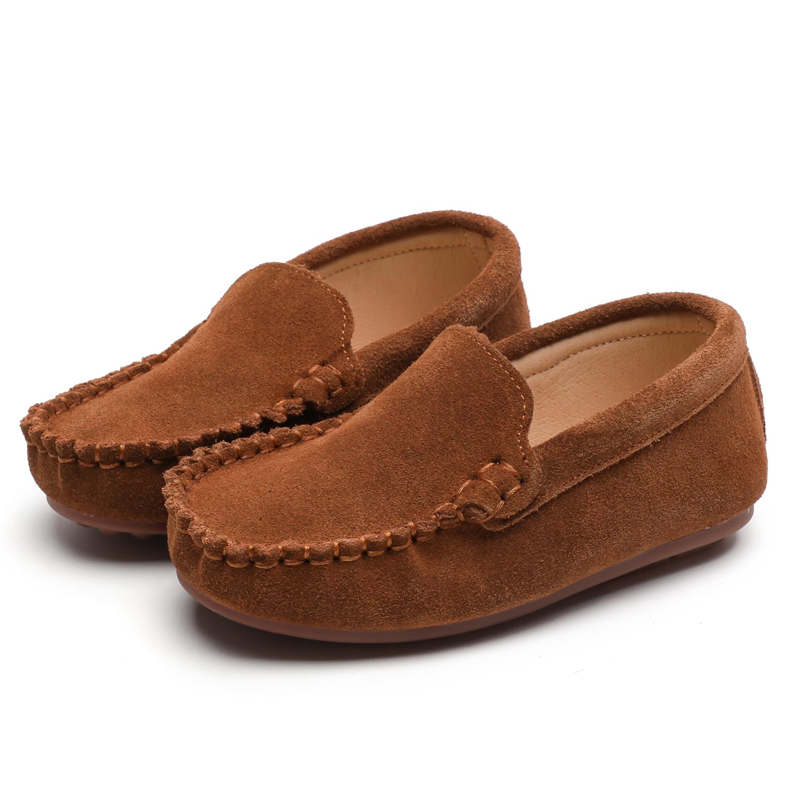 DADAWEN Garçon Classique Mocassins,Chaussure d'uniforme Scolaire Garçon Fille