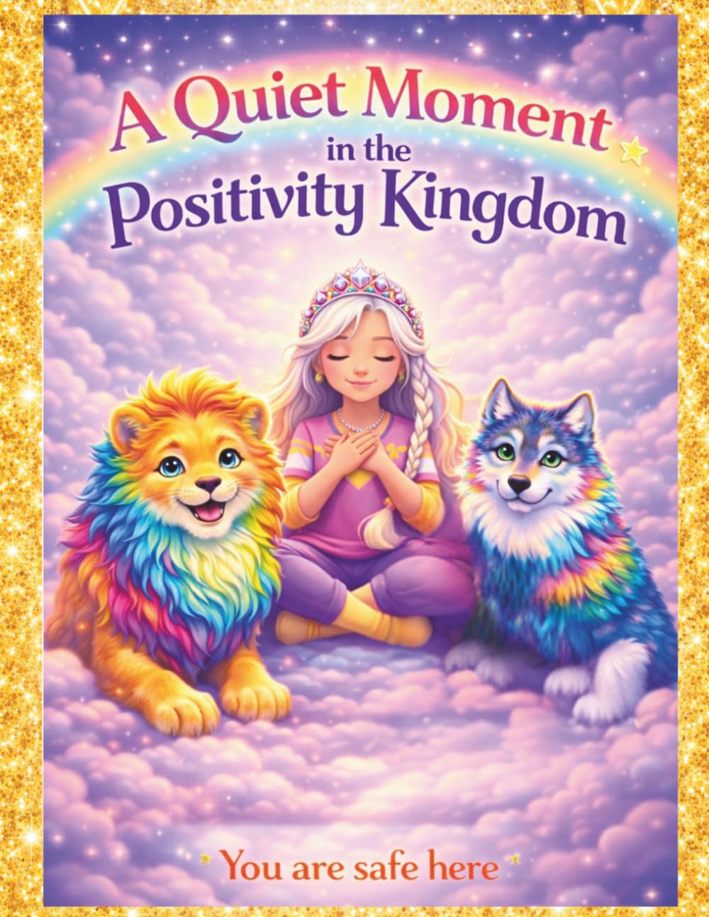 A Quiet Moment in the Positivity Kingdom: A Gentle Calming & Grounding Book for Kids with ADHD, Autism, and Big Feelings