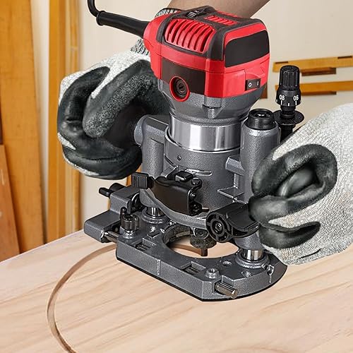 Miniatura 6 de Dobetter Base de enrutador de inmersión de repuesto para Makita 196094-2, soporte de enrutador de inmersión de aluminio compatible con router