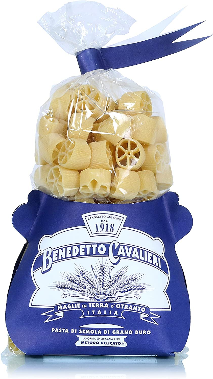 BOX DEGUSTAZIONE LU SOLE PASTA CAVALIERI SPAGHETTONI - RUOTE PAZZE - RIGATONI - MEZZE MANICHE - LINGUINE - FUSILLI PASTA DI SEMOLA DI GRANO DURO - PRODOTTO ARTIGIANALE MADE IN SALENTO (6 X 500gr)