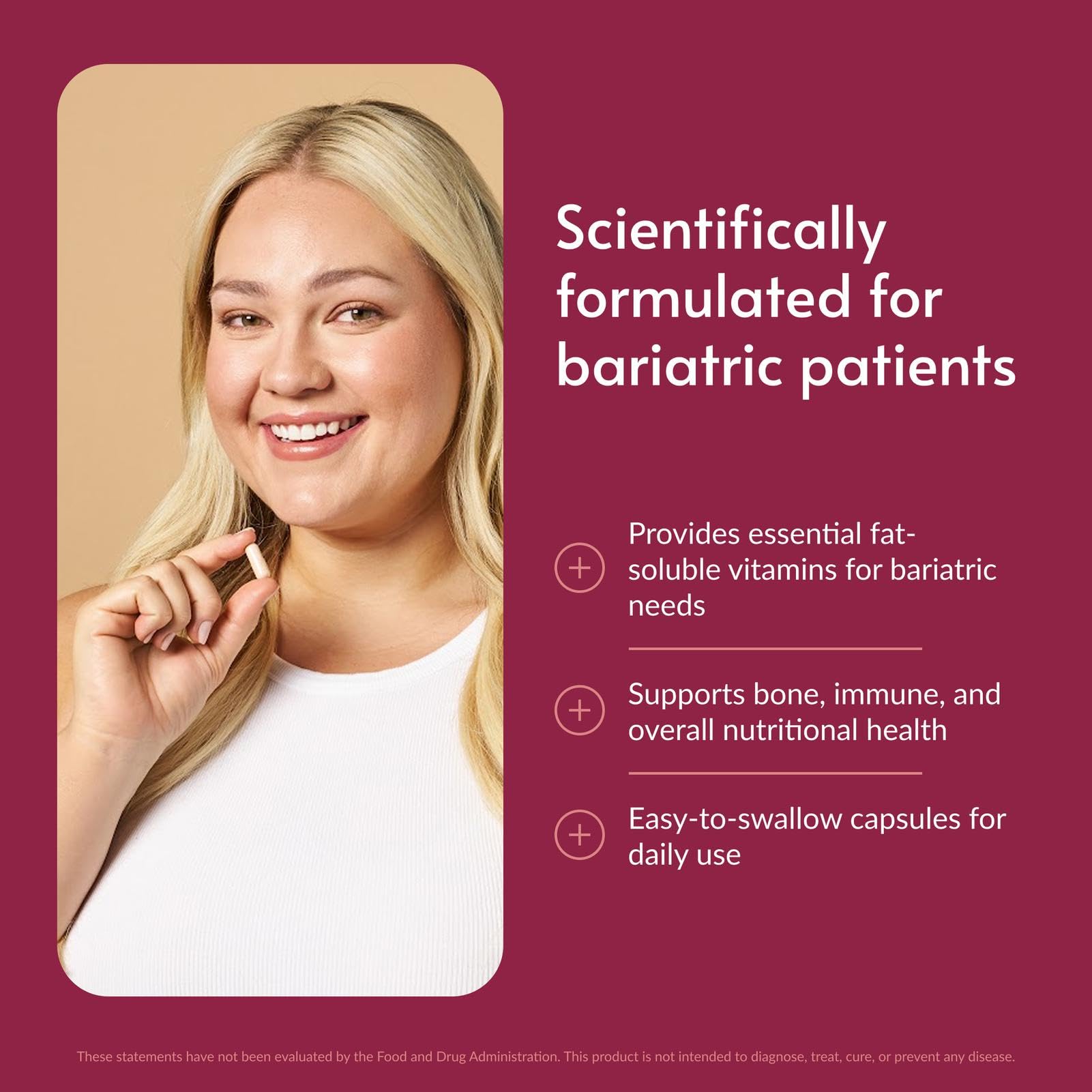 Bariatric Advantage High ADEK Multi, 60 Capsules — Amazon image 2