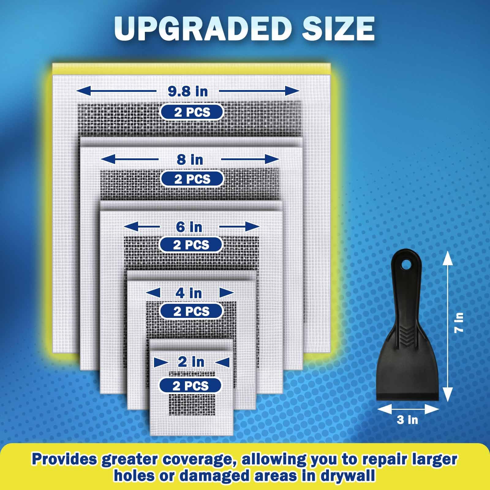 Snapklik.com : Drywall Repair Kit Upgraded Size, 2/4/6/8/10 Inch ...