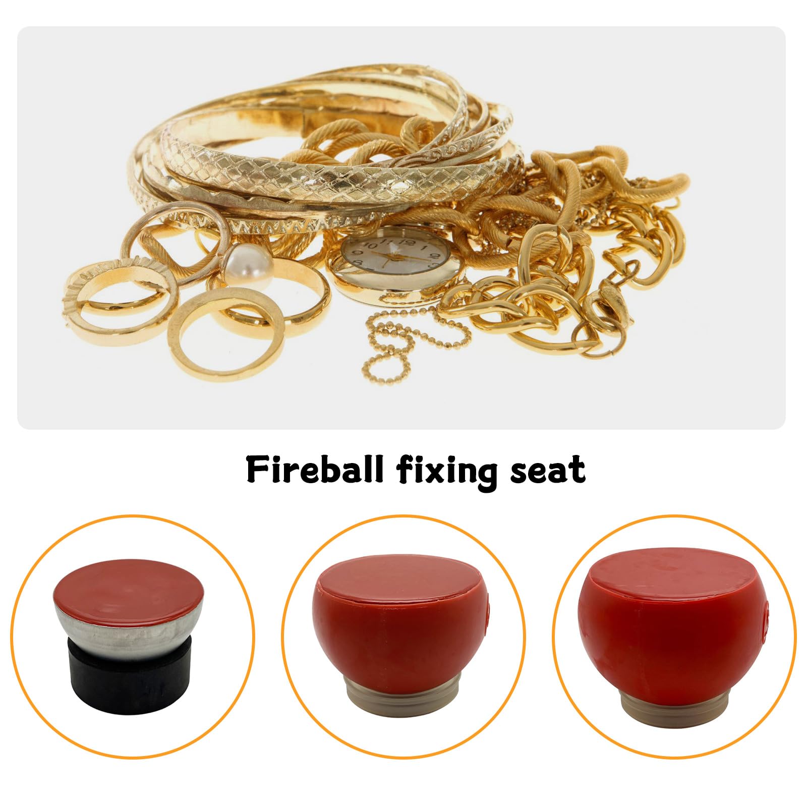 Dichtungskugel Mit Gummi Basis Schmuck Gravur Werkzeugzubehör Accessoires Verarbeitungstool Dichtung Zubehör Für Schmuckhersteller Vielseitige Dressing Ergänzung