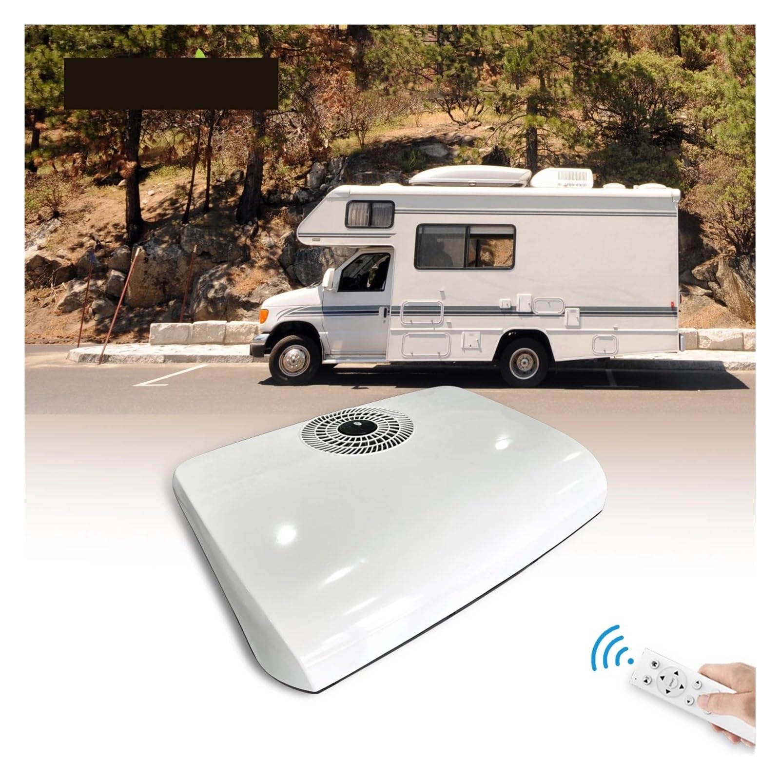 Climatizzatore sul Tetto per Auto elettriche 12V 24V RV Parcheggio Raffreddamento AC per Camion Camper Camper Autobus Turismo Estivo Raffreddamento rapido Funzionamento Regolare(Red 12V)