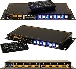 4 x 4 HDMI Matrix Box - Input/Output Distribution - 3D, 1080P & IR ...