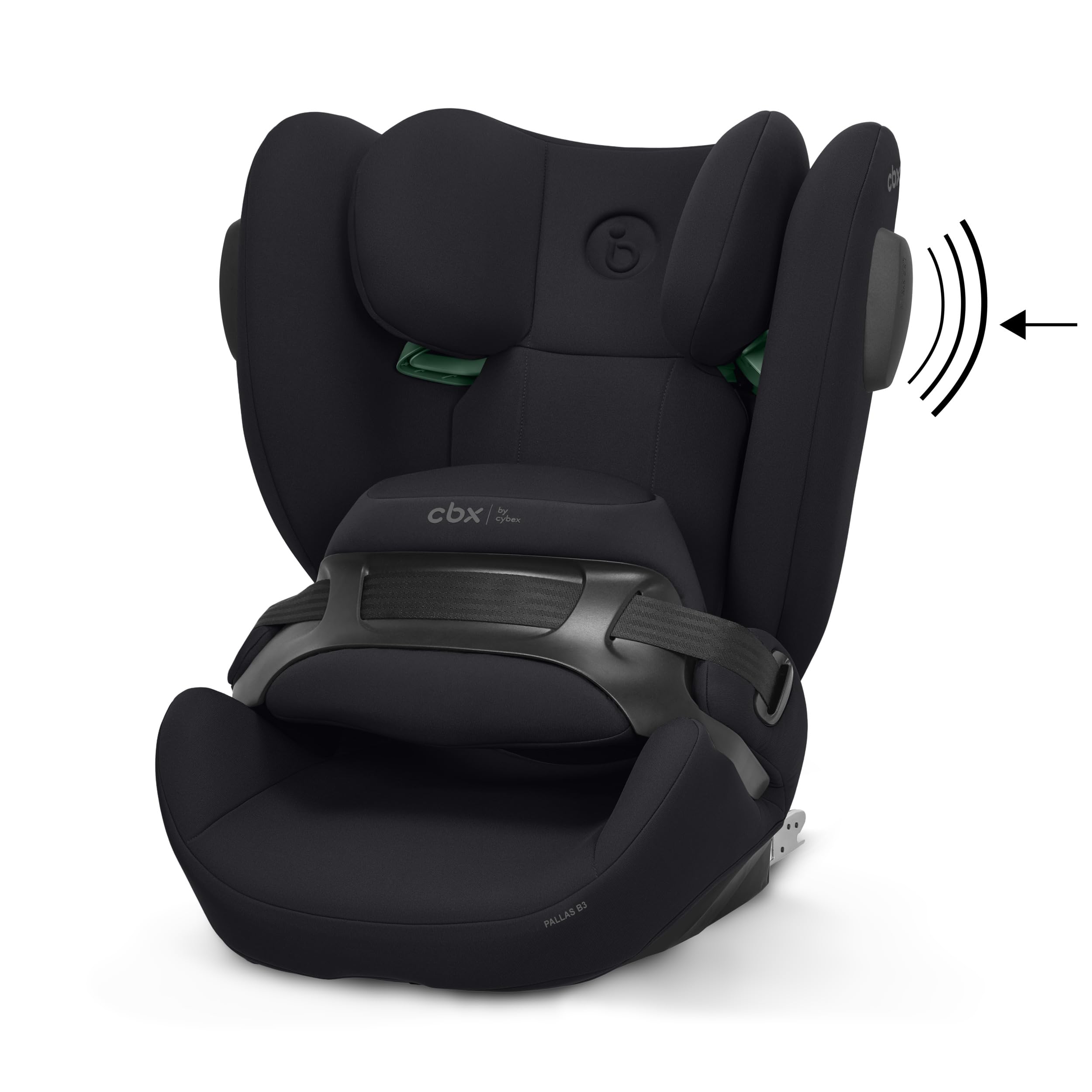 Cybex CBX Pallas B3 i-Size Kinder-Autositz ISOFIX Top-Tether 9-50 kg 15 Monate-12 Jahre UN R129/04 Schwarz