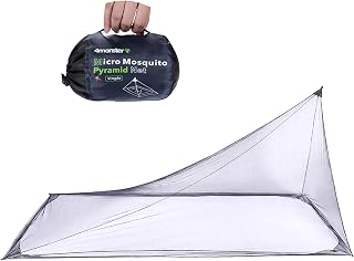 4Monster Ultra-Lightweight Camping Mosquito Net with Carry Bag - Compact Single Insect Screen for Tents, Beds & Sleeping Bags