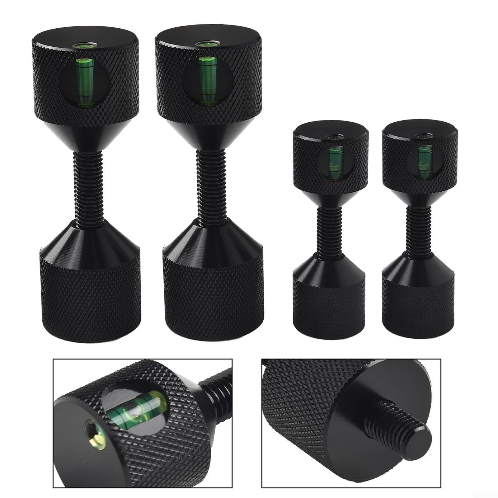 Pasadores de alineación de brida de aluminio, juego de pines de posicionamiento de 2 agujeros, nivel integrado, compatible con bridas de 150 libras de 1/2 a 14 pulgadas, aluminio endurecido