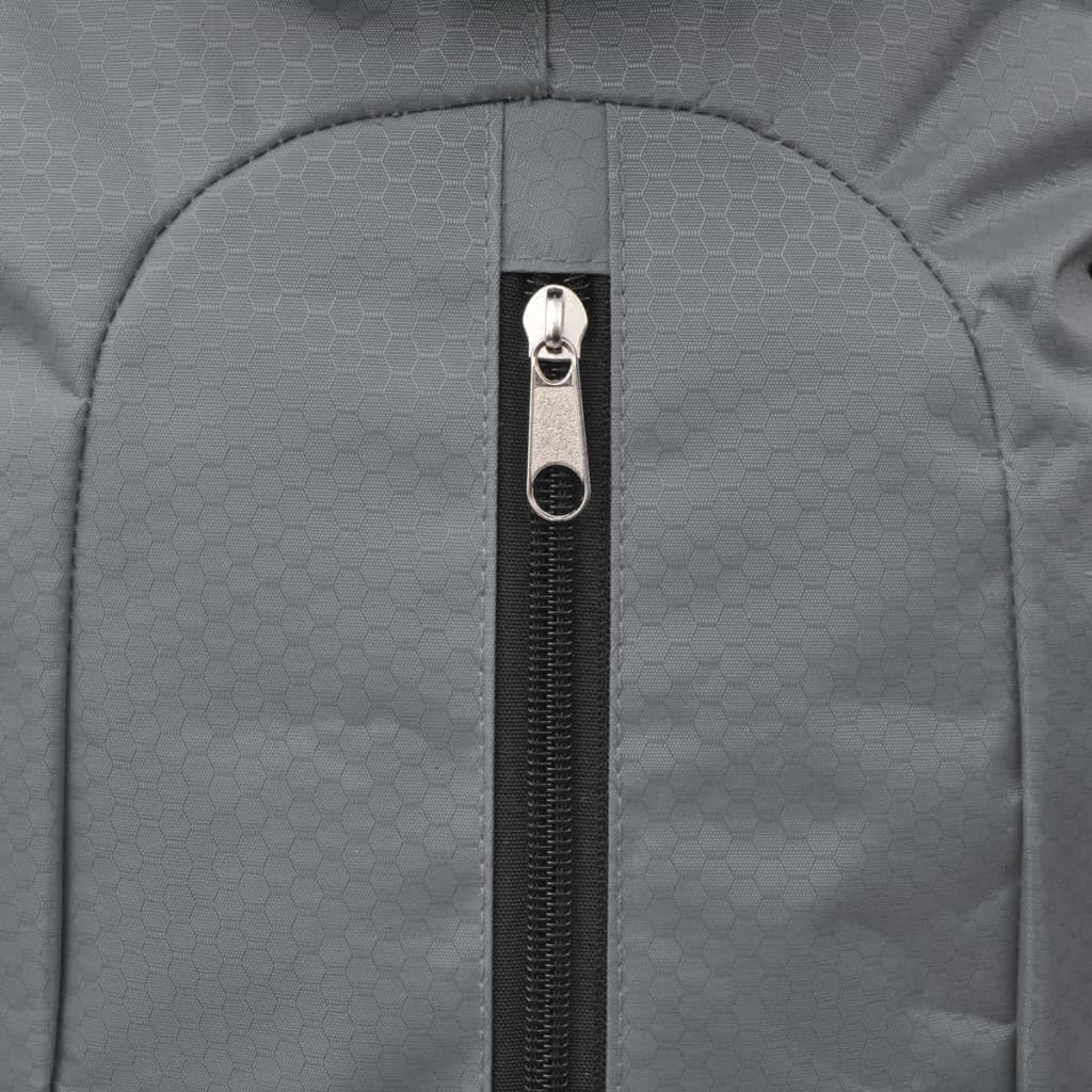 Mangloder Zaino da escursionismo XXL, impermeabile, nero, verde, per attività all'aperto, trekking, campeggio, viaggi e vita quotidiana, con ampio spazio per laptop, libri, vestiti e accessori, grigio