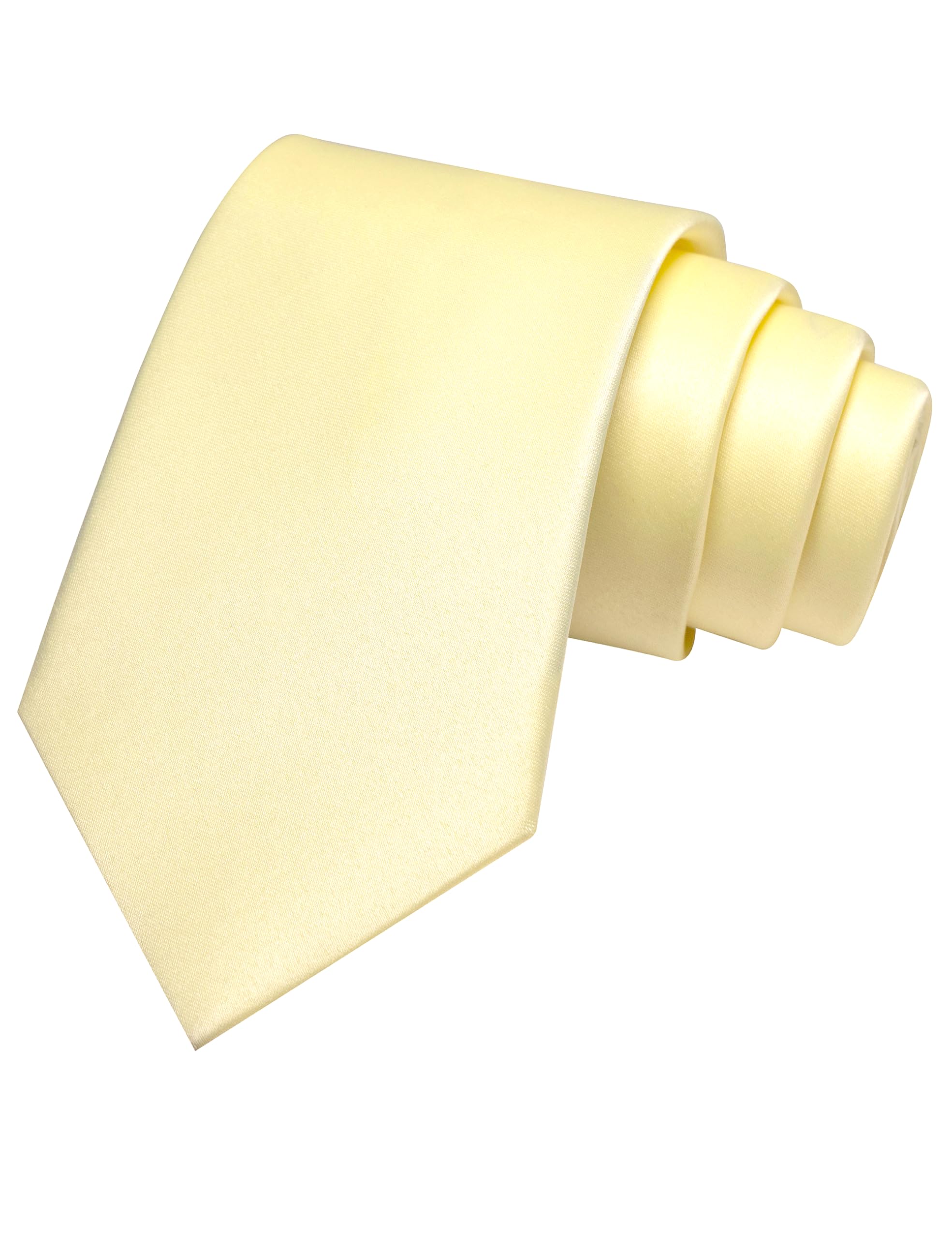 JEMYGINS Solid Color Tie Mens Necktie for Business and Wedding — view 26