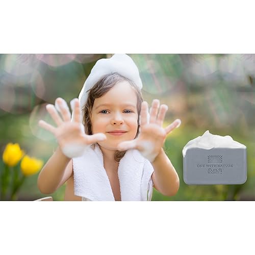 Miniatura 5 de One With Nature Jabón de arcilla francesa de sal del mar muerto, 7 oz