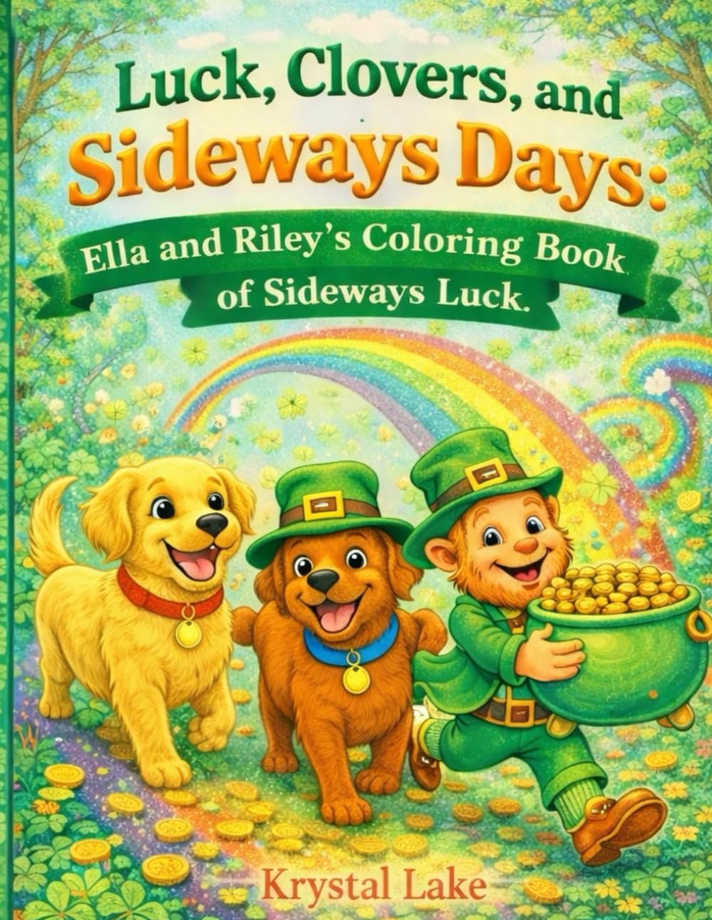Luck, Clovers & Sideways Days: Ella and Riley’s Coloring Book of Sideways Luck (Ella and Riley Explore Fur, Fun, and Fairy Tales)