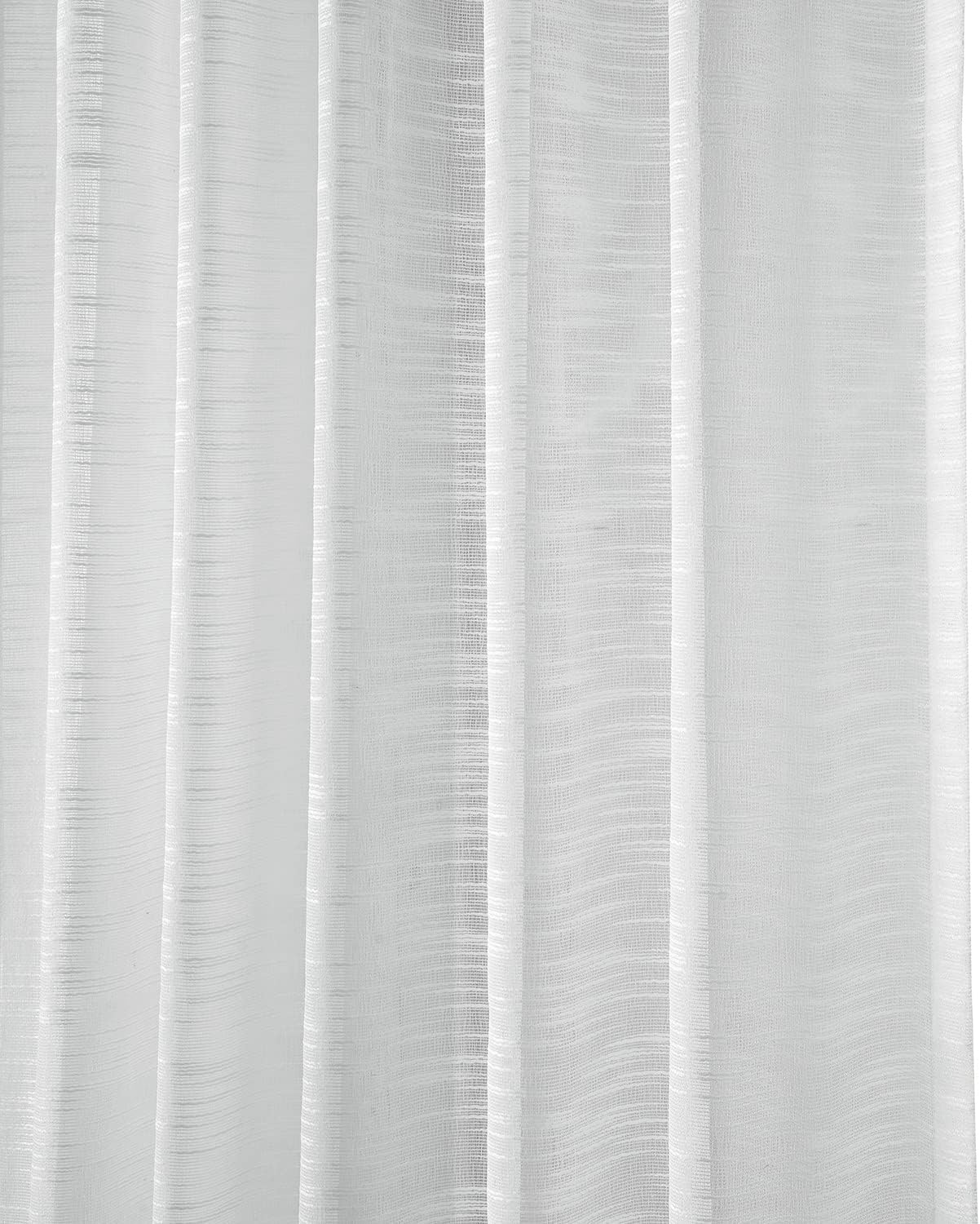 HPD Half Price Drapes Linen Sheer Curtains for Living Room & Bedroom 50 X 96, SHLNCH-J0109-96 (1 Panel) Open Weave White