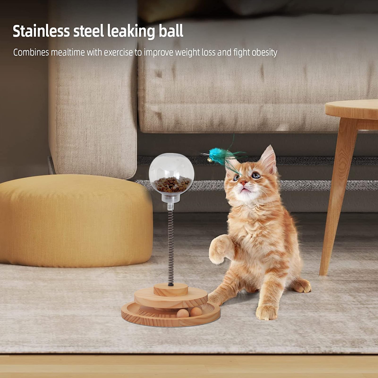 Leckerli-Spender für Katzen, Spielzeug für Leckerlis, Leckerli