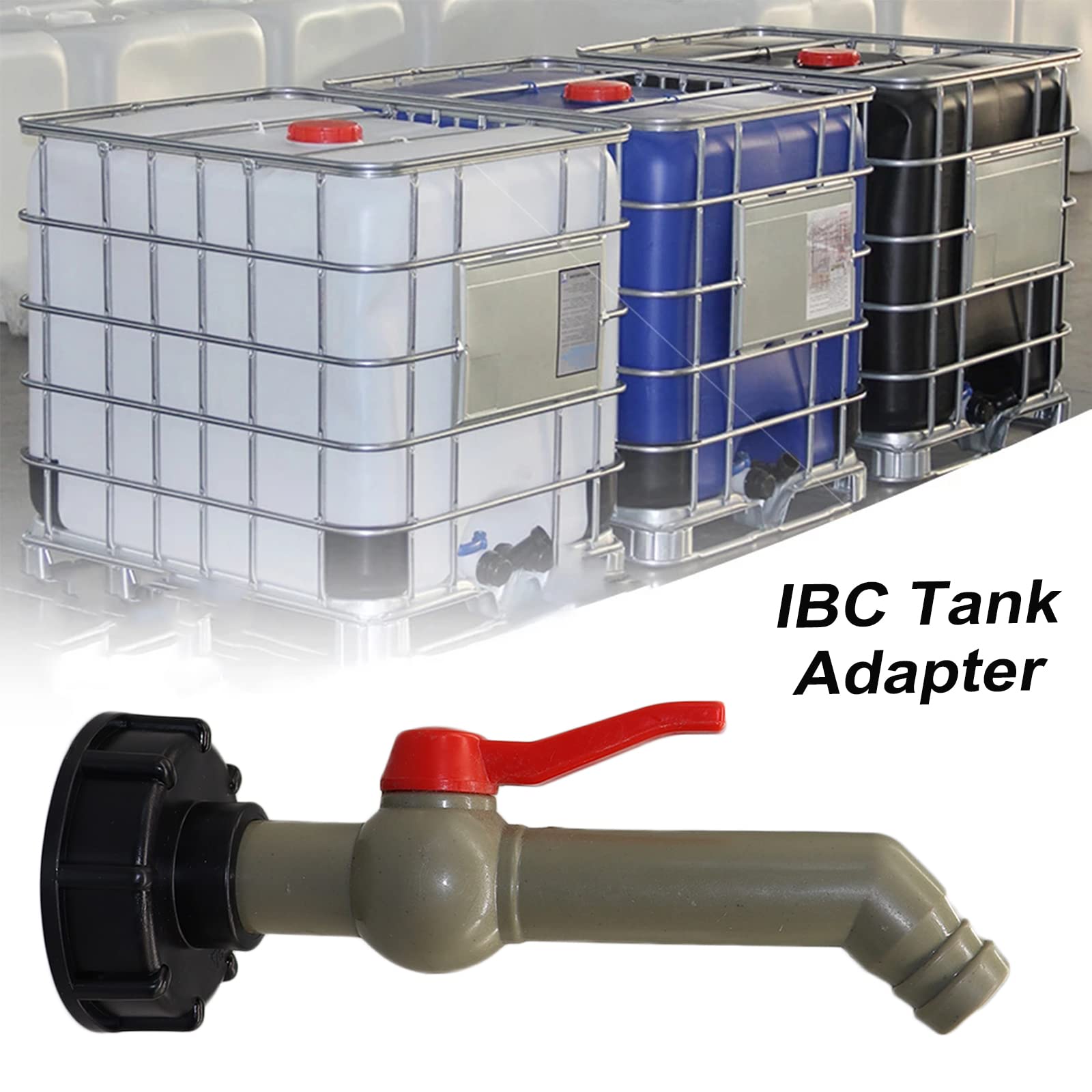 2 Stück IBC Auslaufhahn 3/4 Zoll - Aus Messing Für 1000l Wassertanks