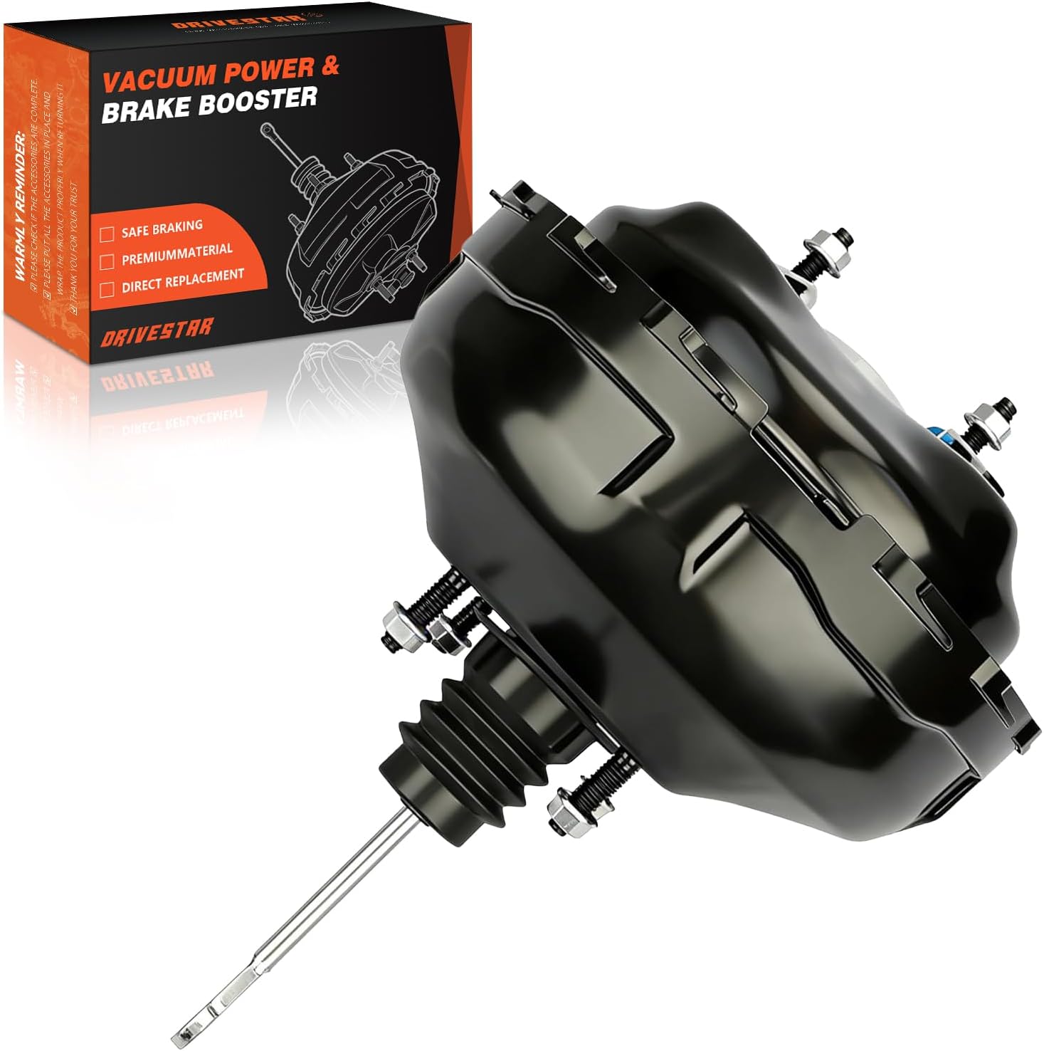 DRIVESTAR 54-71098 Vacuum Power Brake Booster without Master Cylinder, AA15471098, 18021896, 18029985, 18029986