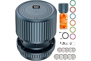 M12 One-Step Automatic Mason Jar Vacuum Sealer for Mason Jars