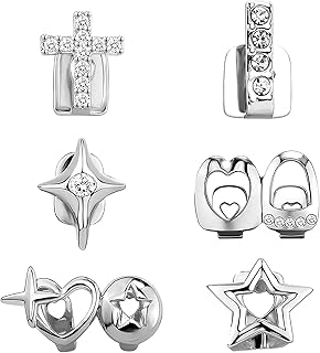 6 Stück 18 Karat vergoldete Grillz-Mundstücke im Hip-Hop-Punk-Stil mit abnehmbaren Grills für Männer und Frauen, Hip-Hop-Rapper-Accessoires