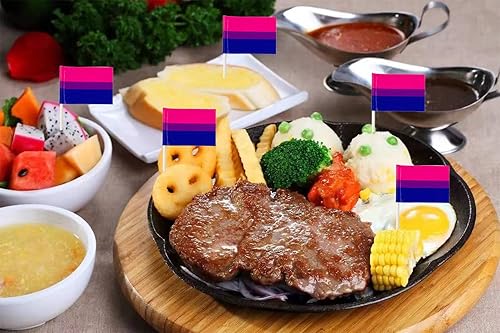 Miniatura 48 de stidsds 100 banderas negras de Estados Unidos con palillos de dientes, mini adornos negros para cupcakes de Estados Unidos, banderas, banderines