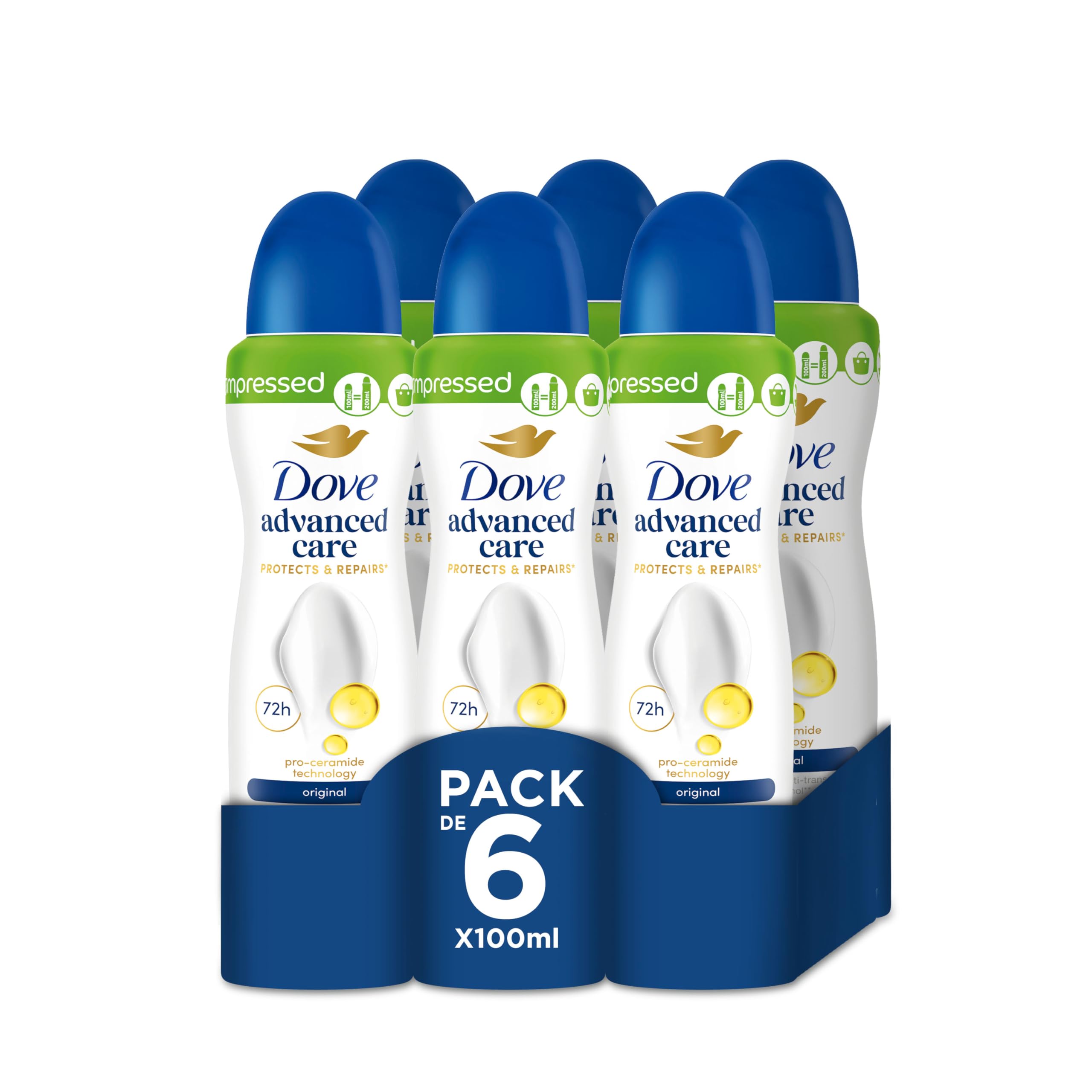 Dove Advanced Care 72H Original Dezodorant, 600 ml